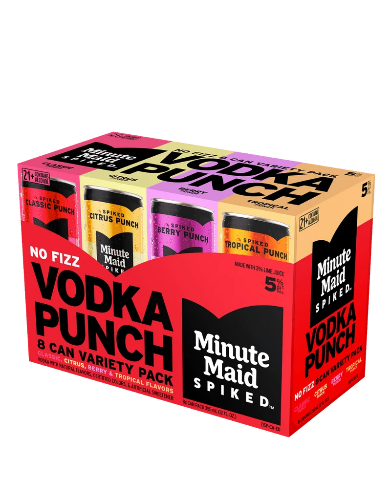 Minute Maid Spiked Vodka Punch Variety Pack 200mL 8-Pack