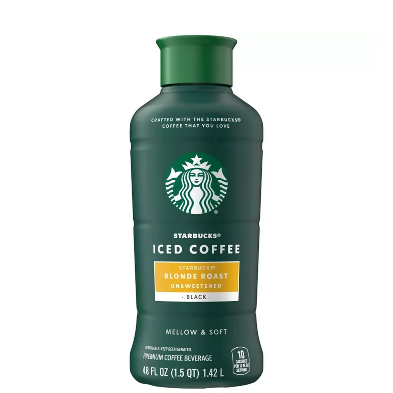 Starbucks Unsweetened Blonde Roast Iced Coffee 48oz