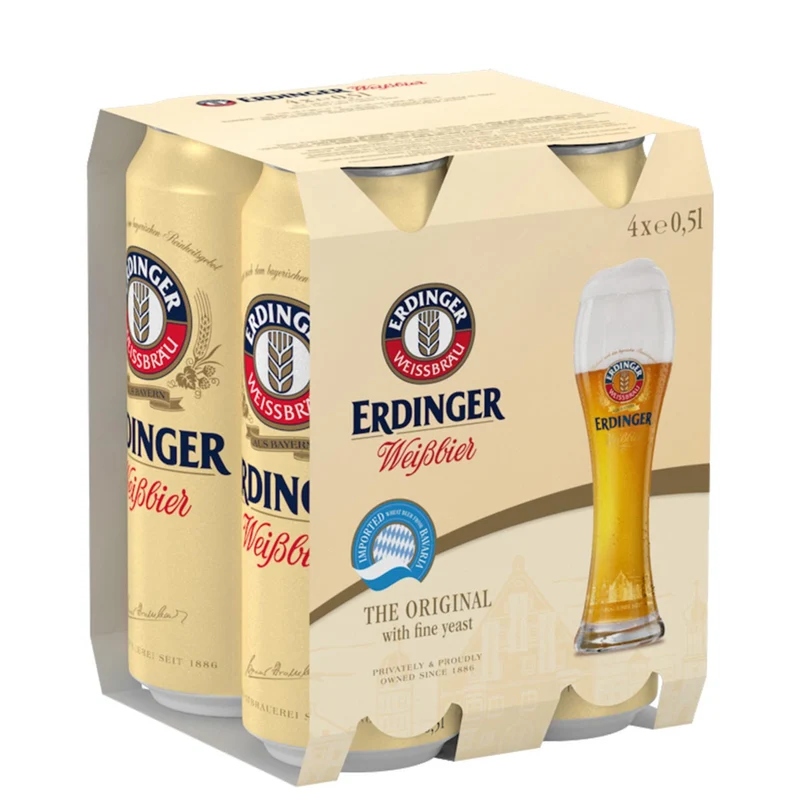 Erdinger Weibbier 4pk Btl 16.9oz