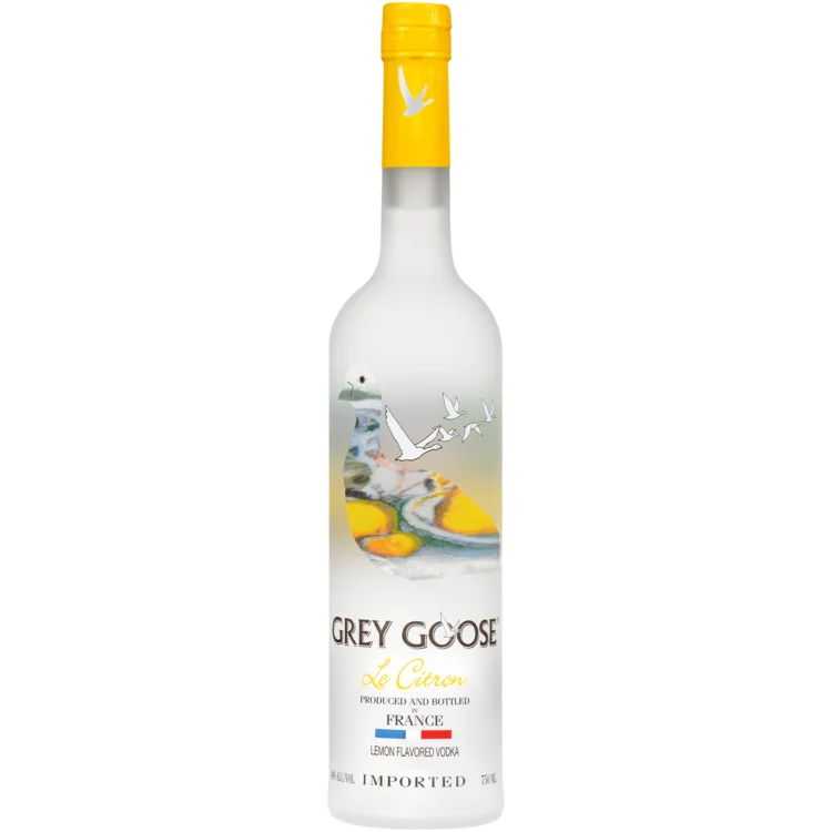 Grey Goose Le Citron Flavored Vodka 750mL