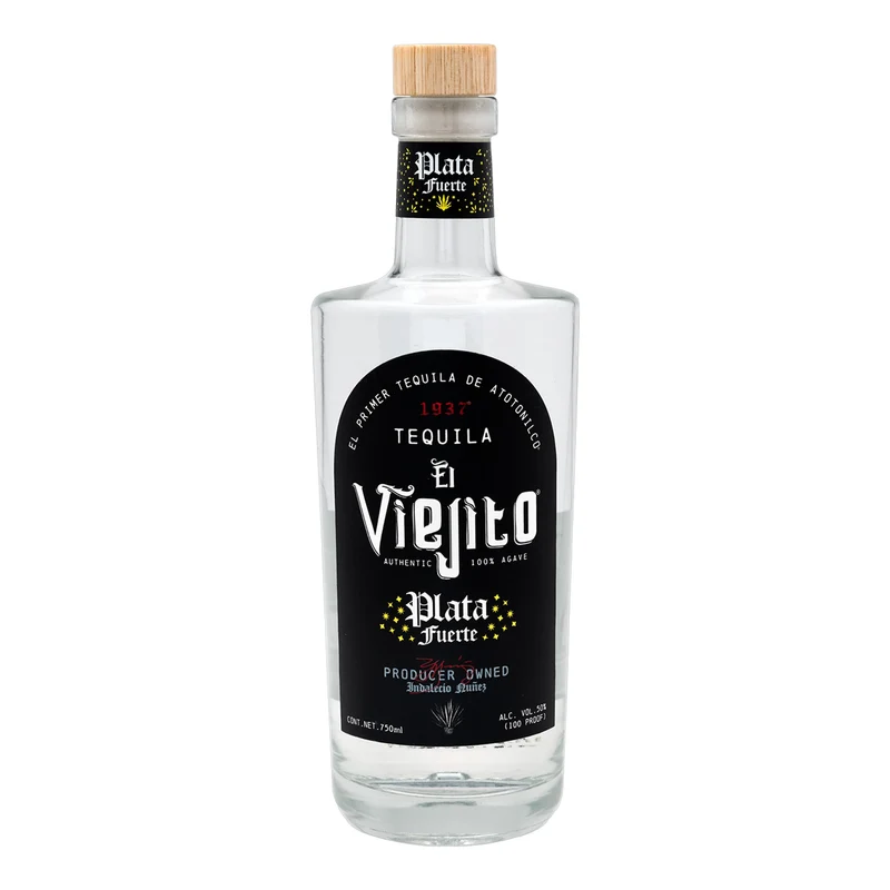 El Viejito Plata Fuerte Tequila