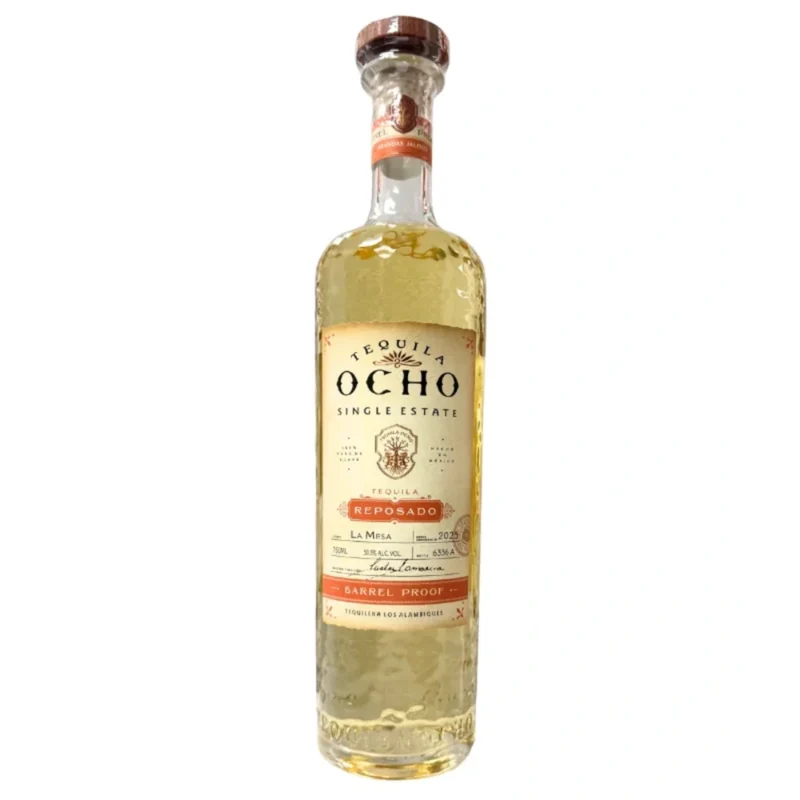 Tequila Ocho Reposado Barrel Proof La Mesa Estate 2025
