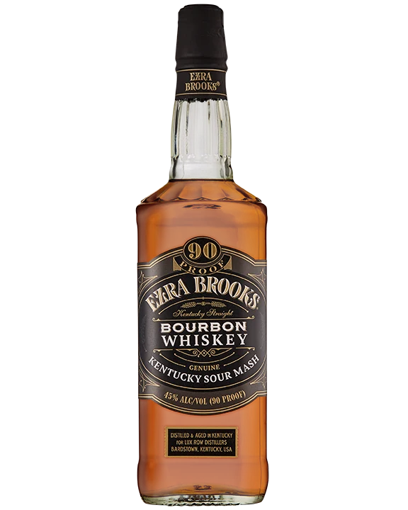 Ezra Brooks Kentucky Sour Mash Straight Bourbon Whiskey 750mL