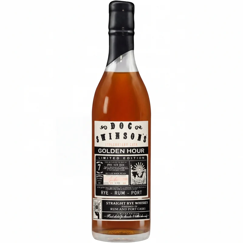 Doc Swinson's Exploratory Cask Golden Hour 7 Year Straight Rye 750mL
