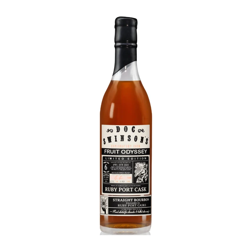 Doc Swinson's Exploratory Cask Fruit Odyssey 6 Year Ruby Port Straight Bourbon 750mL