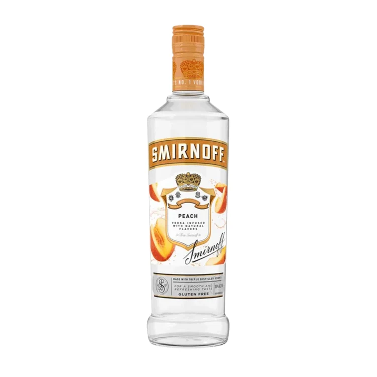 Smirnoff Peach Flavored Vodka 750mL
