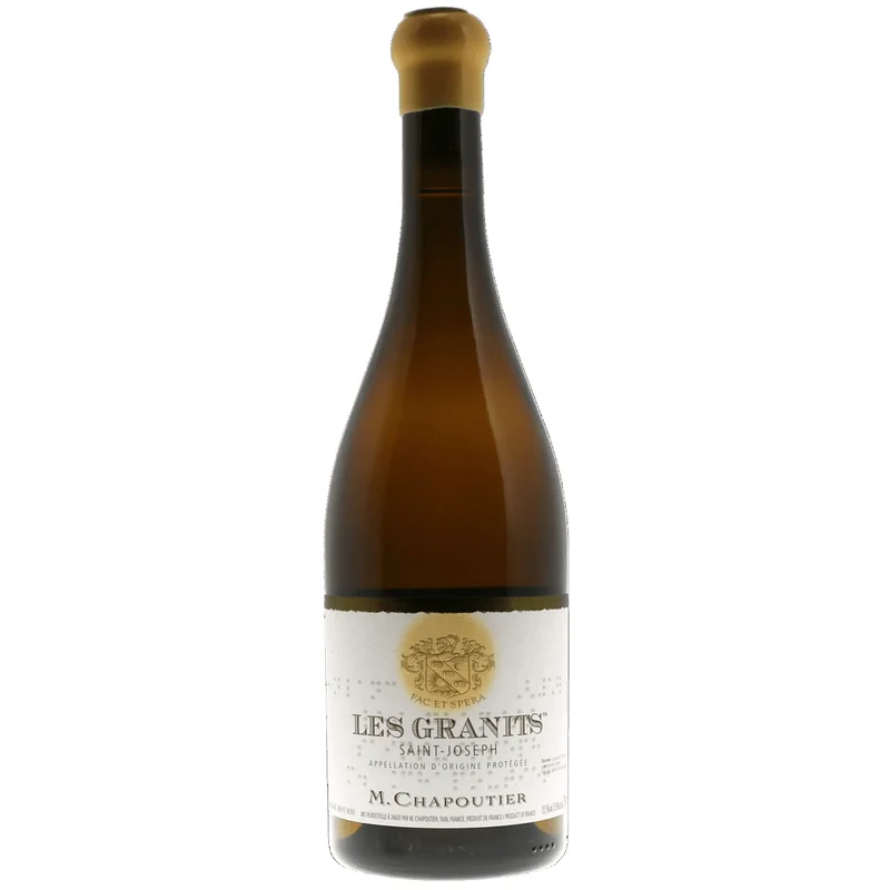 M. Chapoutier Appellation D'Origine Protegee Saint Joseph Les Granits Blanc 2020