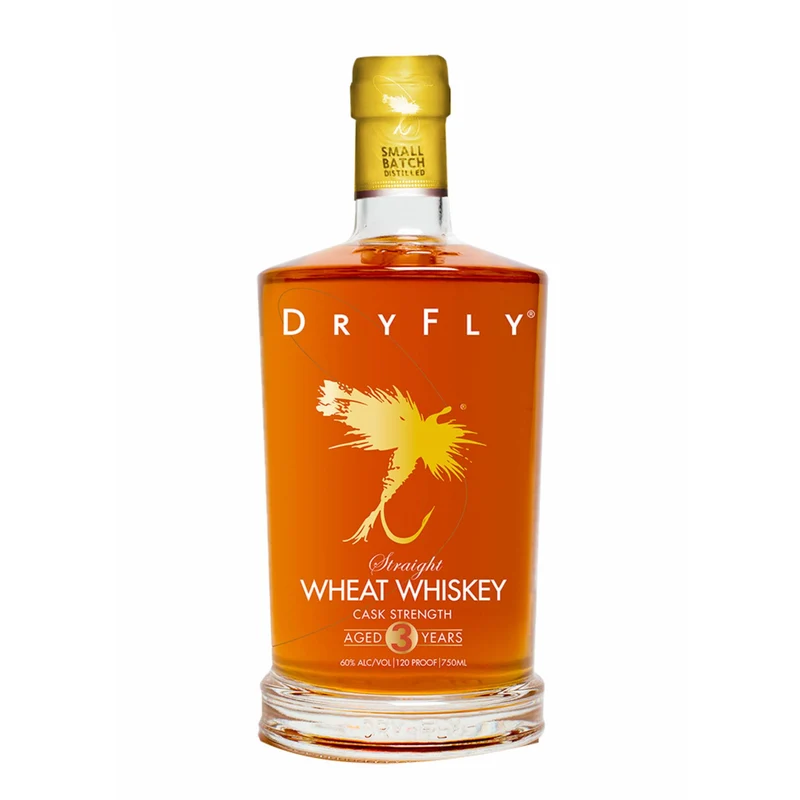 Dry Fly Cask Strength Aged 3 Years Straight Wheat Whiskey