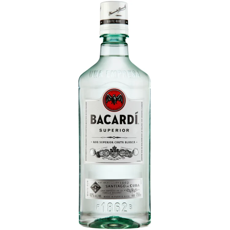 Bacardi Superior Light Rum 750mL