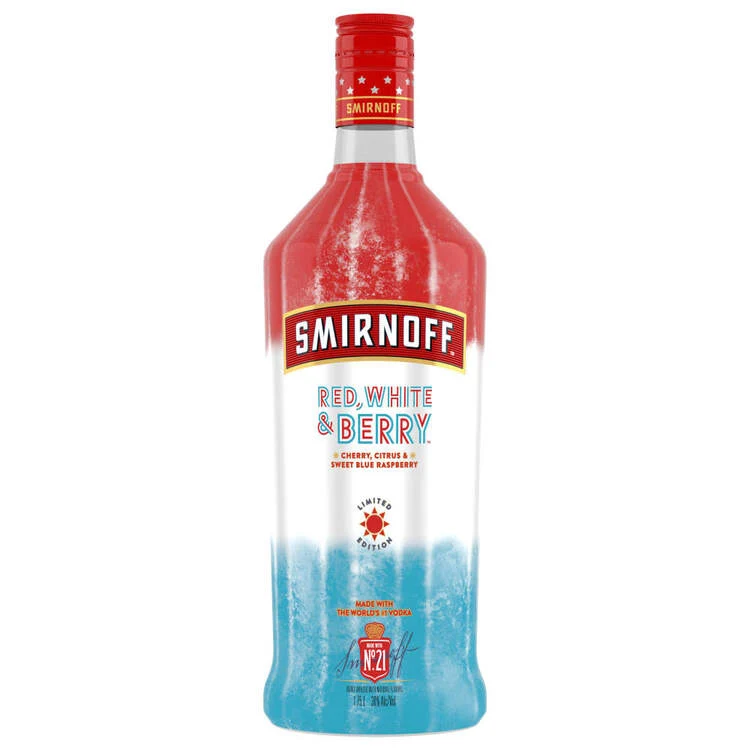 Smirnoff Red White & Berry Flavored Vodka 1.75L
