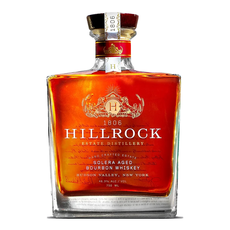 Hillrock Solera Aged Dakota Shy Napa Cabernet Cask Finish Bourbon 92.6 Proof 750ml