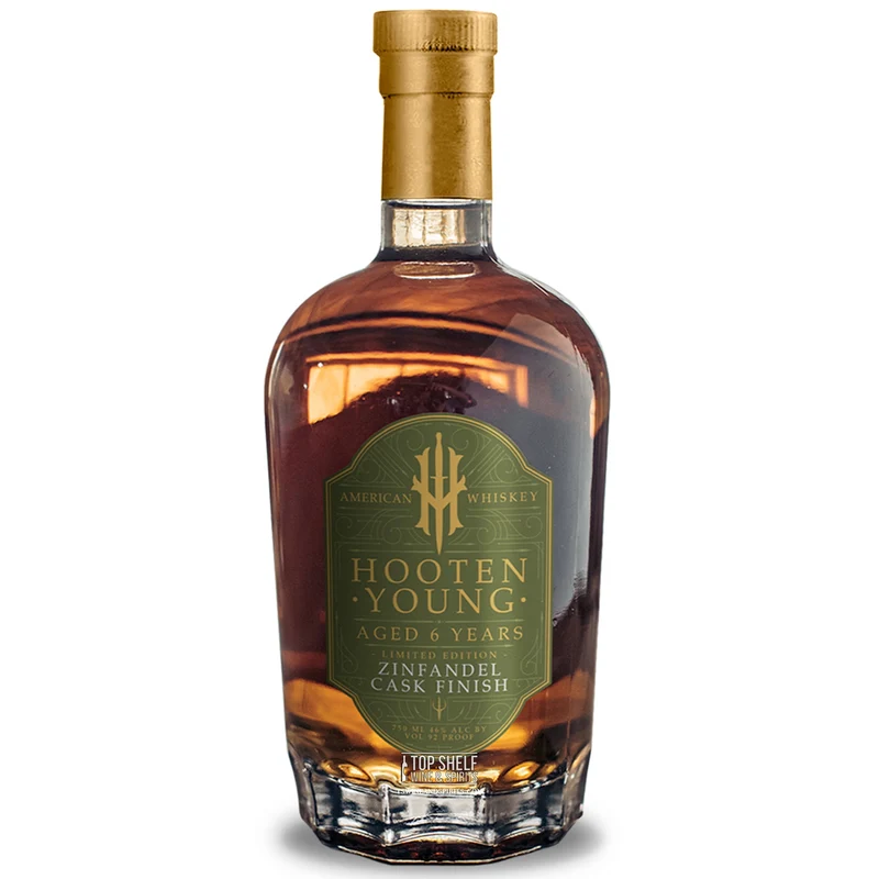 Hooten Young 6 Year Zinfandel Cask American Whiskey 92 Proof 750mL