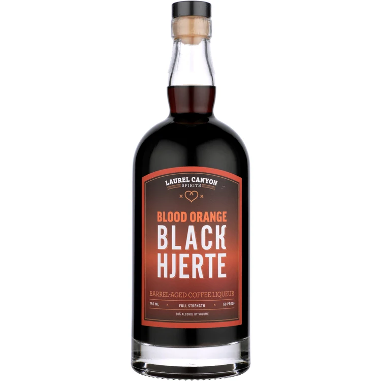 Black Hjerte Barrel Aged Blood Orange Coffee Liqueur 750mL