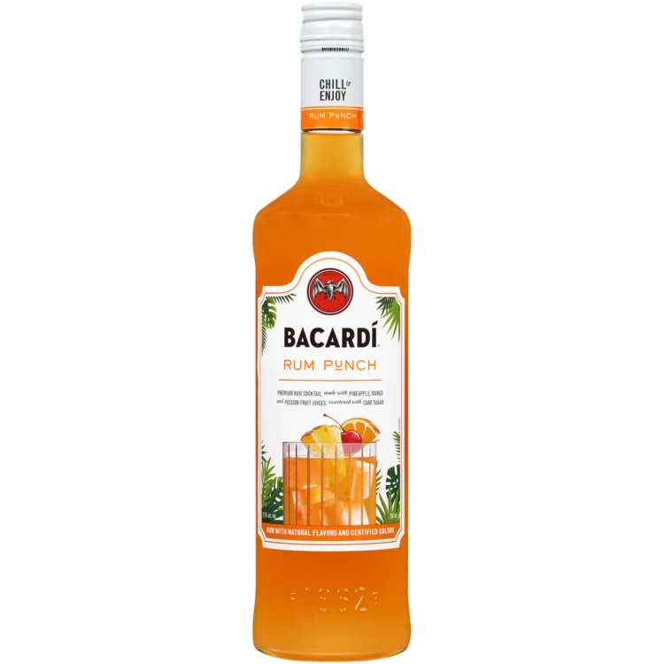 Bacardi Rum Punch Classic Cocktails 750mL