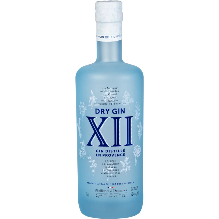 XII Dry Gin with Glass 750mL