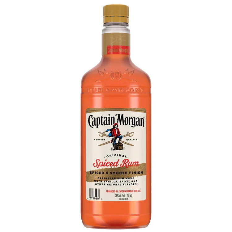 Captain Morgan Original Spiced Rum Real Madagascar Vanilla 750mL
