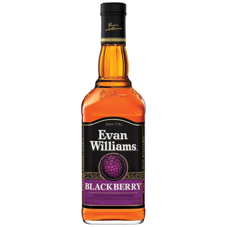 Evan Williams Blackberry Whiskey Liqueur 750mL