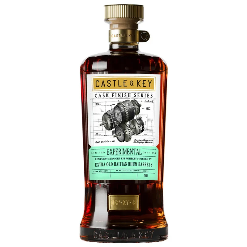 Castle & Key Experimental Series Rye Whiskey Finished in Extra Old Haitian Rhum Casks