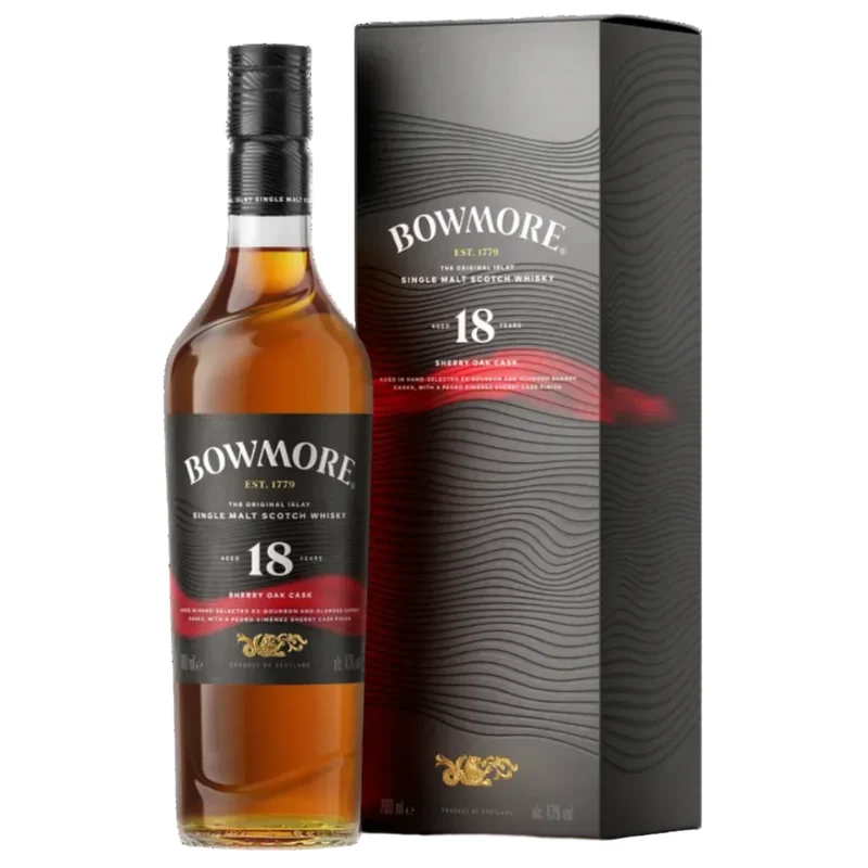 Bowmore 18 Year Sherry Oak Cask Single Malt Scotch Whiskey