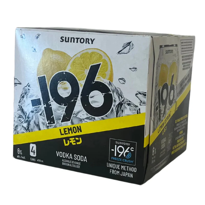 -196 Lemon Vodka Seltzer Cocktail