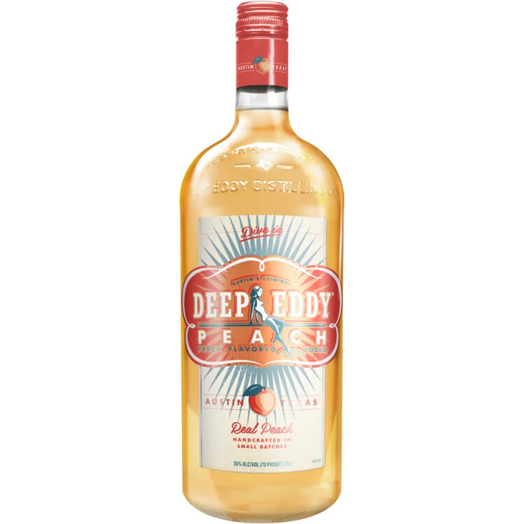 Deep Eddy Peach Flavored Vodka 1.75L