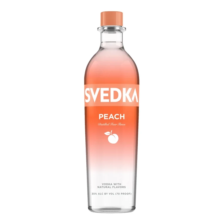 Svedka Peach Flavored Vodka 750mL