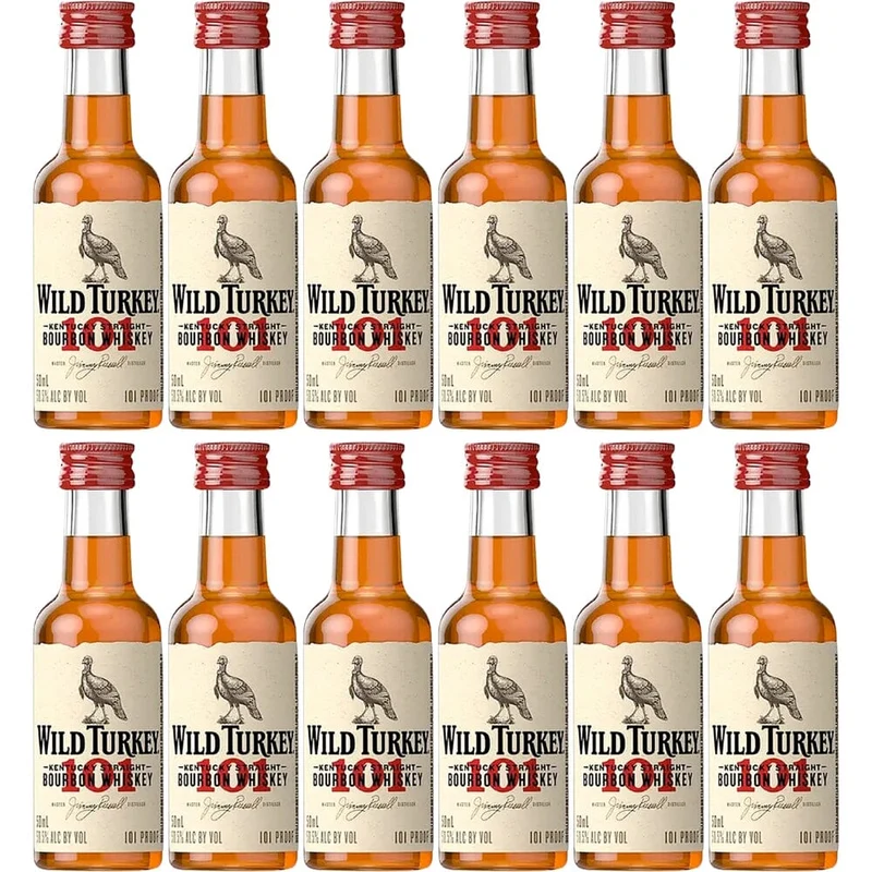 Wild Turkey 101 50ml 12 Pack