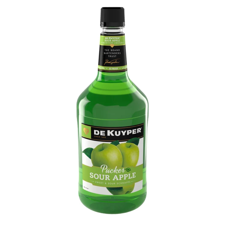 DeKuyper Sour Apple Pucker Schnapps 1.75L