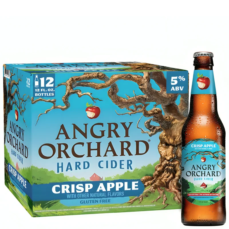Angry Orchard Crisp Apple Cider 12pk Btl 12oz
