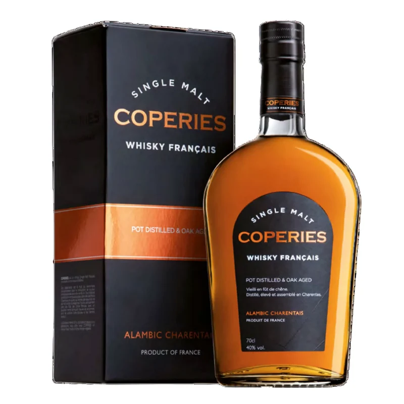 Coperies Pot Distilled & Oak Aged French Alambic Charentais Single Malt Whiskey
