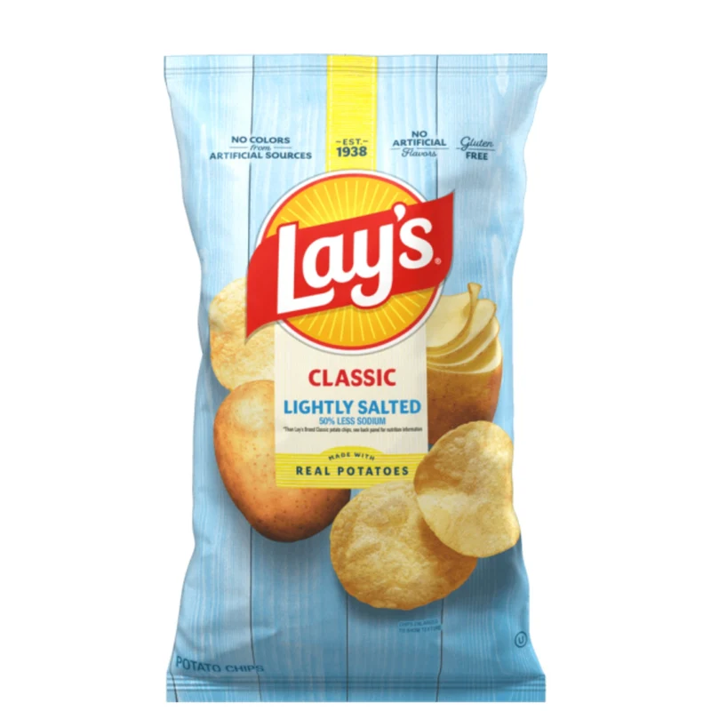 Lay's Potato Chips Lightly Salted Classic Party Size 12.5oz