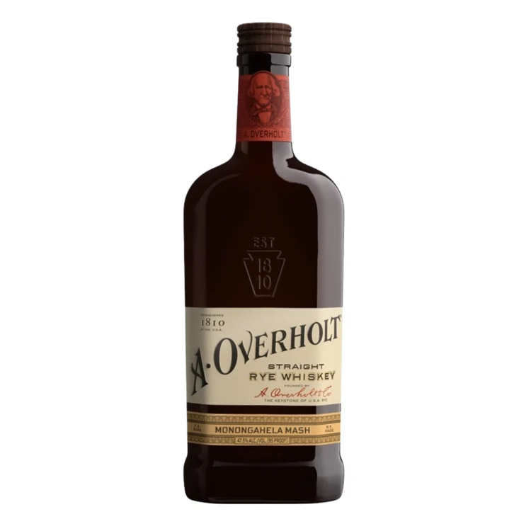 A. Overholt Straight Rye Monongahela Mash 4 Year 750mL
