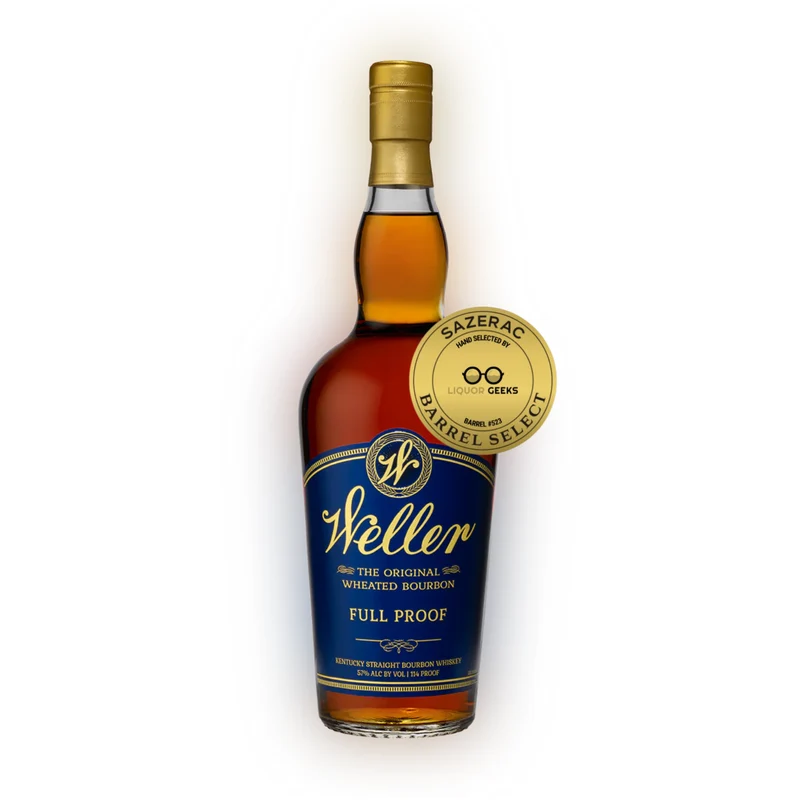W.L. Weller Full Proof Bourbon – Liquor Geeks Barrel Select #523 - Store Pick