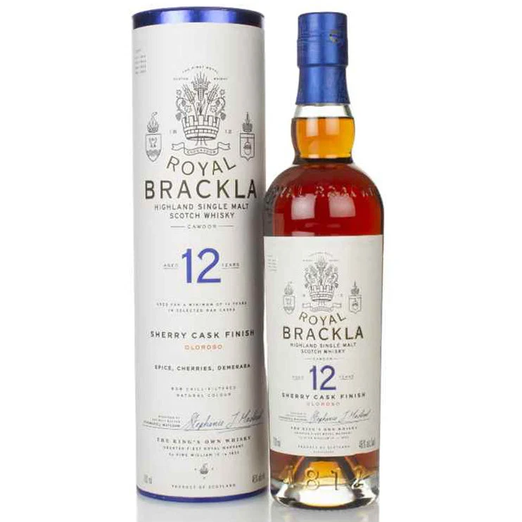 Royal Brackla Single Malt Scotch Sherry Cask Finish Oloroso 12 Yr