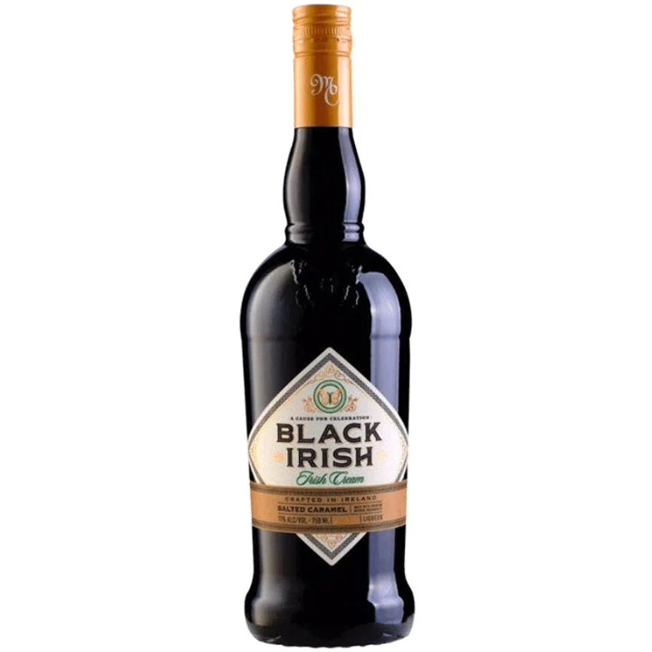 Black Irish Salted Caramel Irish Cream Liqueur