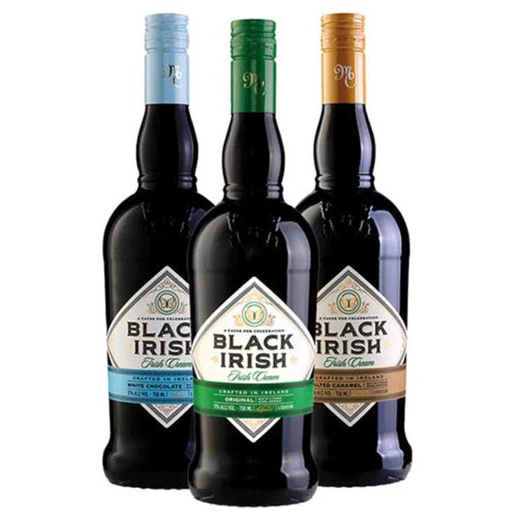Black Irish Cream & Salted Caramel & White Chocolate Cream Liqueur