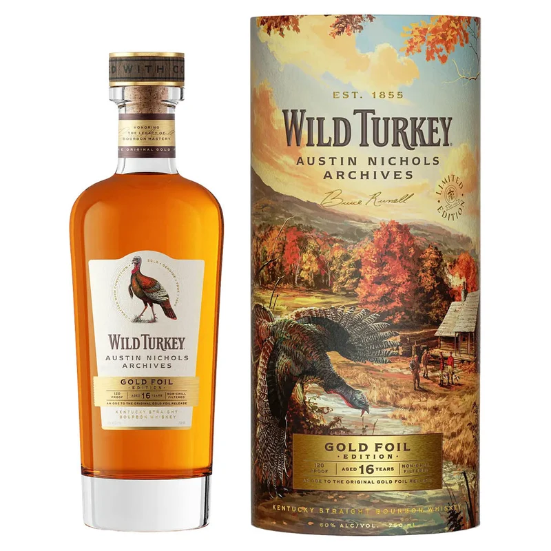 Wild Turkey Austin Nichols Archives 16 Year Gold Foil Whiskey 750mL