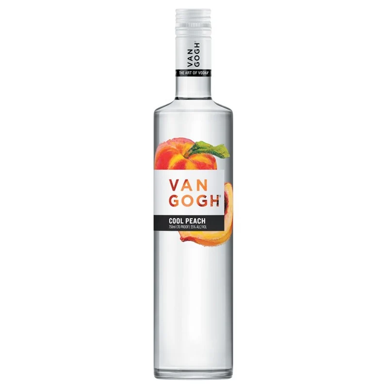Van Gogh Peach Flavored Vodka Cool Peach
