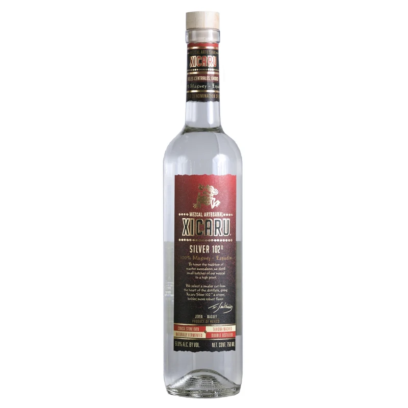 Xicaru Silver Mezcal 102°
