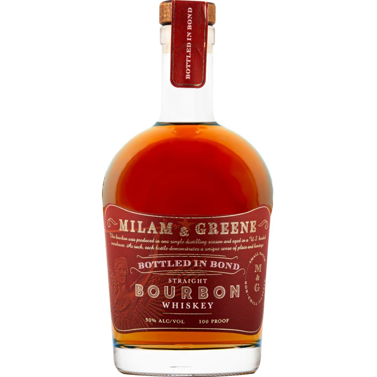Milam & Greene Straight Bourbon Bottled in Bond 4 Year 750mL