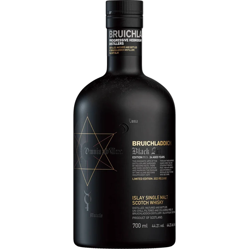 Bruichladdich 24 Year Old Black Art Edition 11.1 Single Malt Scotch Whiskey