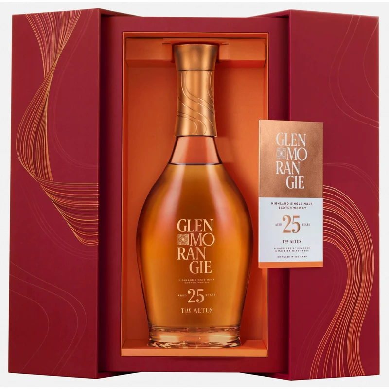 Glenmorangie 25 Year Single Malt Scotch Whiskey The Altus W/ Gift Box