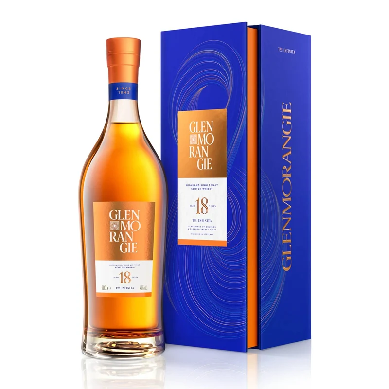 Glenmorangie 18 Year Single Malt Scotch Whiskey The Infinita W/ Gift Box