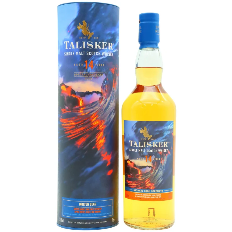 Talisker Single Malt Scotch Whiskey - Aged 14 Years (Natural Cask Strength)