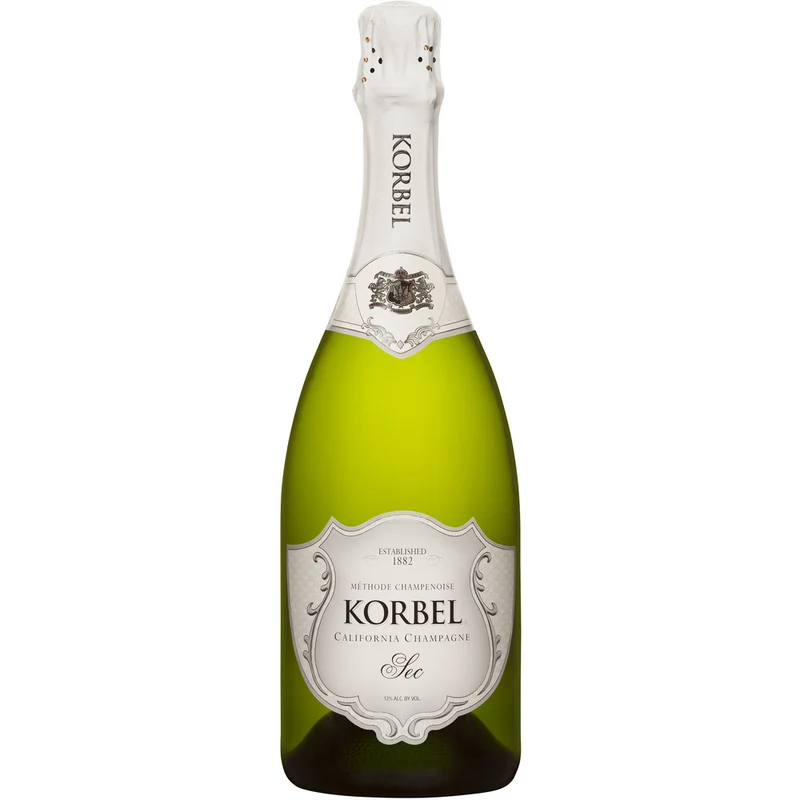 Korbel Sparkling California Sec Sparkling Champagne 750ml
