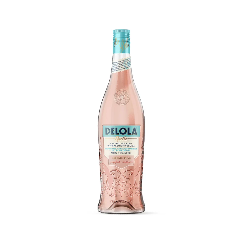 Delola Grapefruit Elderflower Spritz Paloma Rosa Tequila Cocktail