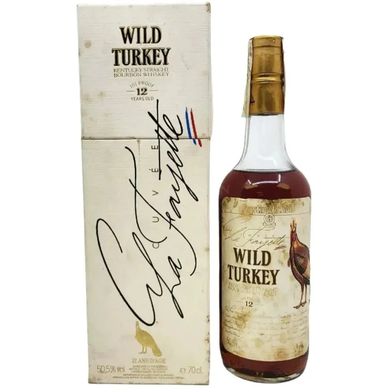 Wild Turkey 12 Year 101 Proof Cuvée La Fayette French Release 1991