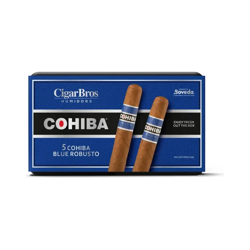 Cohiba Blue Premium Cigars Set + Personal Humidor by CigarBros