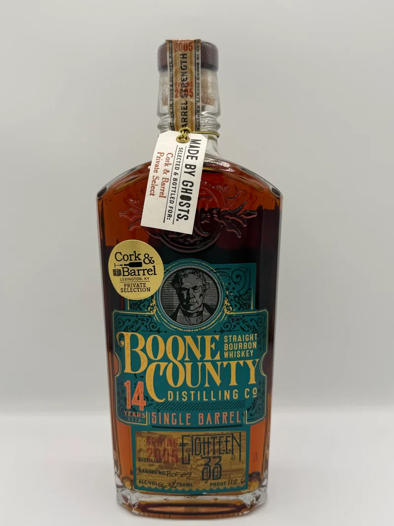 Boone County 14 Year Cork & Barrel Pick 112.6 Proof B0589