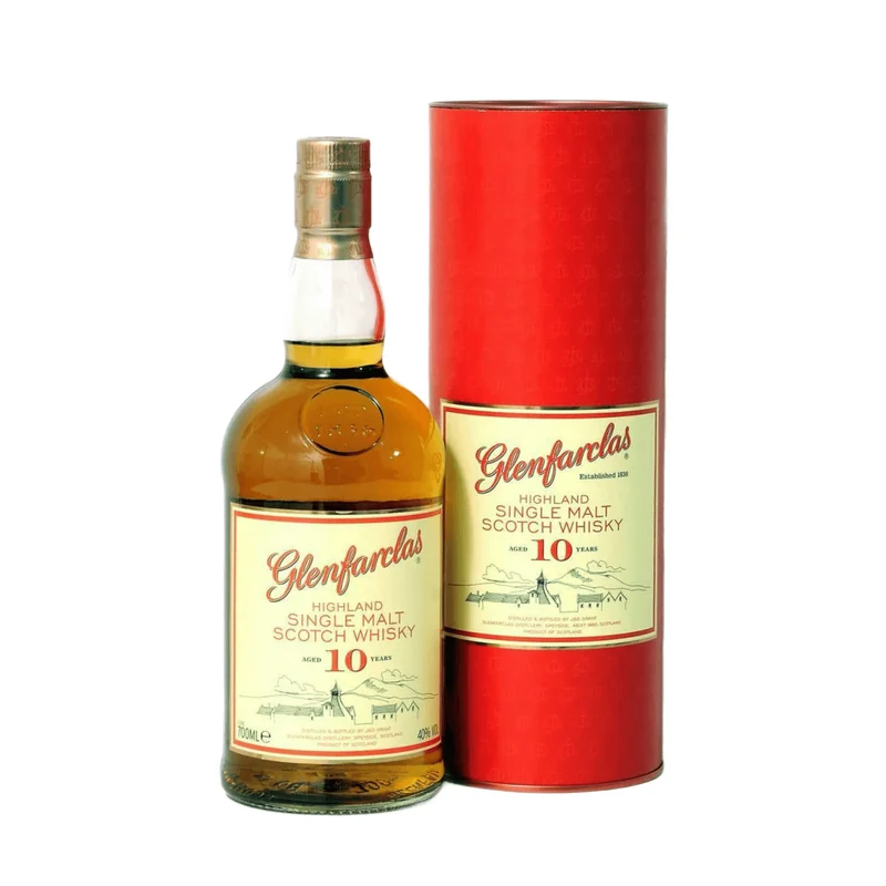 Glenfarclas 10 Years Aged Highland Single Malt Scotch Whiskey